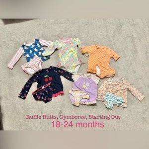 Ruffle Butts, Gymboree, Starting Out swimsuits